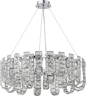 Подвесная люстра 80*100 см, 12*E14, 480W, Stilfort Umiko 2172/09/12P хром