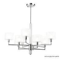 Люстра 89 см Crystal Lux MAESTRO SP-PL5+5 CHROME Хром/черный