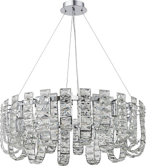 Подвесная люстра 80*100 см, 12*E14, 480W, Stilfort Umiko 2172/09/12P хром