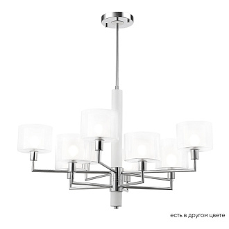 Люстра 89 см Crystal Lux MAESTRO SP-PL5+5 CHROME Хром/черный