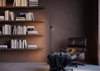 Торшер 20*20*155 см, LED*14W, 3000K, Maytoni Thin MOD395FL-L28B3K, черный