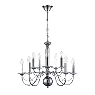 Люстра подвесная 63*90 см, 10*E14 Lumion Incanto 8034/10 хром