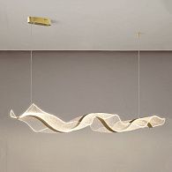 Подвесной светильник LARSERIC L150 150*30*30 см, 1*LED*45W, ImperiumLoft larseric01, Латунь