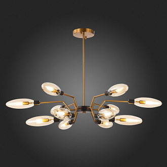 Люстра подвесная 105 см, ST LUCE DESIMA SL1174.303.12 Латунь