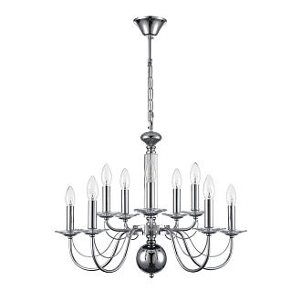 Люстра подвесная 63*90 см, 10*E14 Lumion Incanto 8034/10 хром