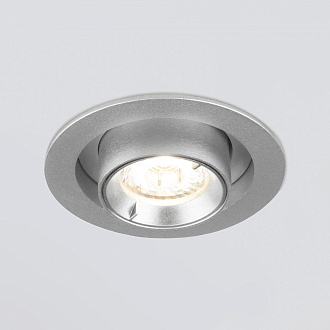 Встраиваемый точечный светодиодный светильник 9917 LED 10W 4200K серебро Elektrostandard