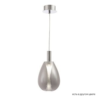 Светильник 15 см, 4W, 4000K, Crystal Lux GAUDI SP4W LED SMOKE, хром-дымчатый
