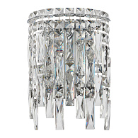 Бра 22*29 см, 2*E14*40W Хром Crystal Lux ABRIL AP2