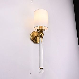Бра Nell Sconce 57*17*17 см, 1*E14*40W, ImperiumLoft 44.704-0, Латунь