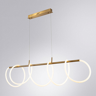 Светильник 120 см, 75W, 3000K, Arte Lamp Klimt A2850SP-75PB, латунь