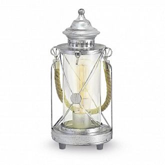 Настольная лампа Eglo Vintage 49284, серебро