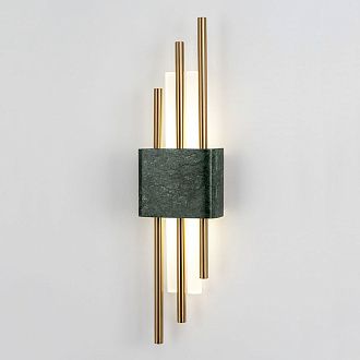 Бра 12*50 см, LED 8W 4000K MODELUX ML.566.04 латунь/зеленый