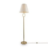 Торшер Freya Madeline FR2019FL-01BS, бронза-латунь