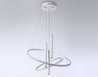 Светильник подвесной 60*31*120 см, LED 93W, 3000К, белый Ambrella Comfort LineTech FL5371