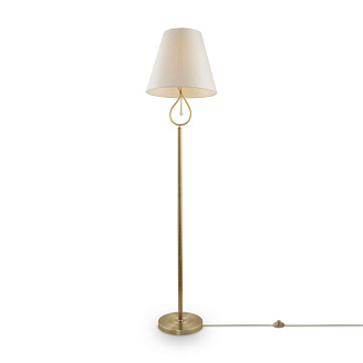 Торшер Freya Madeline FR2019FL-01BS, бронза-латунь