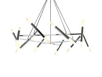 Подвесная люстра Inodesign Le Pentagone Silver 44.6594