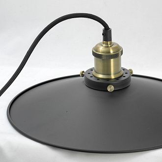 Подвесной светильник Lussole New york GRLSP-9601, 30*25 см, черный