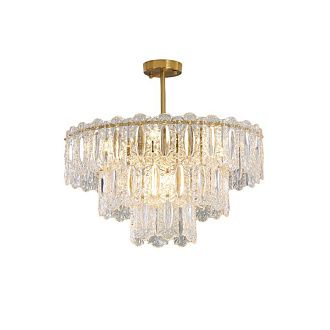 Люстра 60*60*35 см, 9*E14 Gerhort G21136/9BRS+CL, Бронза