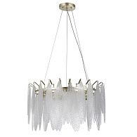 Люстра 55*55*80 см, 6*E14 Gerhort G22027/6CPGD+WT, Золото шампань