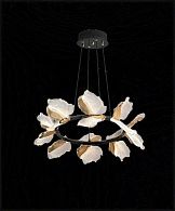 Люстра 8853-600, D600 / H200 LED, 80W, 3000/4000/6000K, Alva Donna, Чёрный матовый