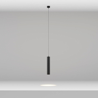 Подвесной светильник  5,2*30 см, LED 12W, 3000К, Черный Maytoni Focus LED P072PL-L12B3K-1