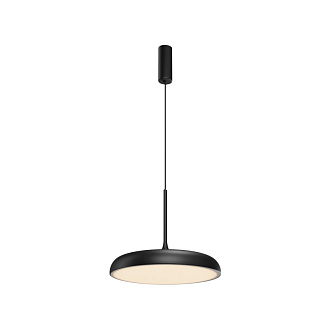 Подвесной светильник 40*40*347 см, LED, 26W, 3000К, Maytoni Gerhard MOD189PL-L18B3K1 черный