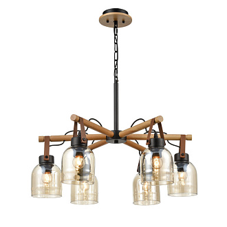 Подвесная люстра  67*99 см, 6*E27 черный Vele Luce Calma VL2122L06