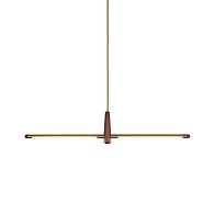 Светильник KIEL L150 150*5*24 см, 1*LED*30W, ImperiumLoft KIEL01, Коричневый, Латунь