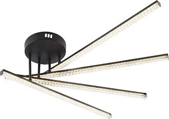 Люстра L560 x W500 x H175, мм, 80W 3000-6000K, BK (Черный) Rilon 6539-4 BK