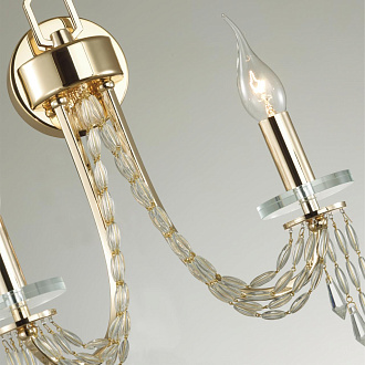 Бра 29,5*29,5*42 см, 2 E14*40W, Odeon Light Capel, золотой 5063/2W