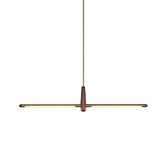 Светильник KIEL L150 150*5*24 см, 1*LED*30W, ImperiumLoft KIEL01, Коричневый, Латунь