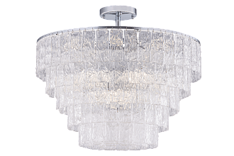 Люстра Ø650 x H520, мм, 15*40W (600W), CHROME+CLEAR(ХРОМ+Прозрачный Хрусталь ) NewRgy 5011/15CR CHROME+CLEAR LIGHT