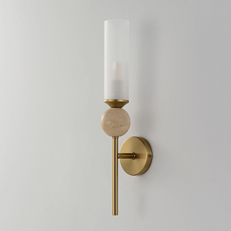 Бра *6*38,5- см, 1*E14*60W, Crystal Lux Simply SIMPLY AP1.1 BRASS, Латунь