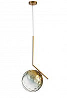Подвесной светильник 300*250*665/2180 мм, 1*E27 латунь Indigo Dolce V000120, 11007/1P Gold