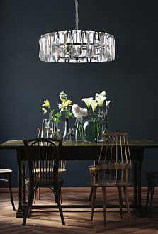 Подвесная люстра Maytoni Puntes MOD043PL-06CH, диаметр 52 см, хром