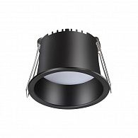 LED светильник 7 см, 6W, 4000K, Novotech Tran 358898, черный, вр 6,3 см