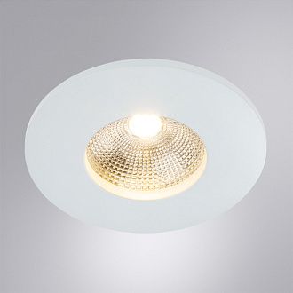 Встраиваемый светильник 8 см 7W 4000K Arte Lamp PHACT A4763PL-1WH, вр 7 см