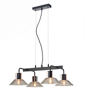 Подвесной светильник 50*54*100 см, 4*E27 черный, медь Vele Luce Intrigo VL5822P04