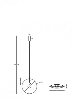 Подвесной светодиодный светильник Maytoni Reflex MOD154PL-L6W3K