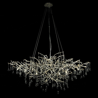 Люстра 125*60 см, 12*G9*W, Loft It 10067/1250 SG Bijout, Золото с серебром