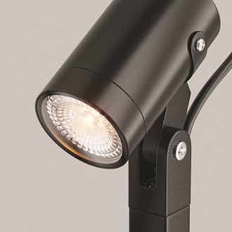 Ландшафтный светильник  5,5*10 см, GU10 1 50W, К, Черный Maytoni Scope O025FL-01B1