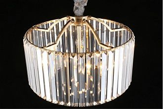 Подвесная люстра 42*41-139,5 см, 5*E14, 40W, Aployt Nela APL.746.13.05, золотой