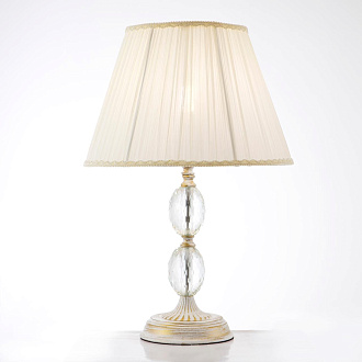 Настольный светильник *33*51 см, Е27 60W, 3300 / 5000К, Платина LED4U L9928 WG