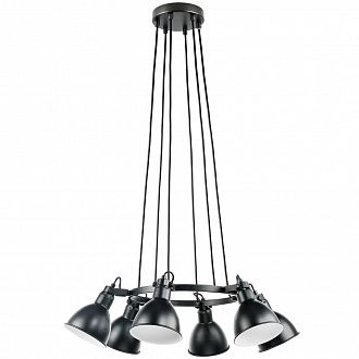 Подвесная люстра Light Star Acrobata 761167, диаметр 77 см, черный