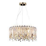 Люстра 48,5*48,5*124,2 см, 6*E14 Gerhort G21137/6FGD+CL, Золото