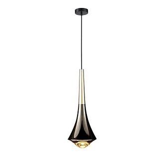 Подвесной светильник 8,5*25-180 см, 1*LED, 7W, 3000K, Aployt Agas APL.784.06.01, черный