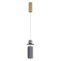 Светильник 8 см, 10W, 3000K, Odeon Light 5475/10LB, латунь-мрамор-керамика