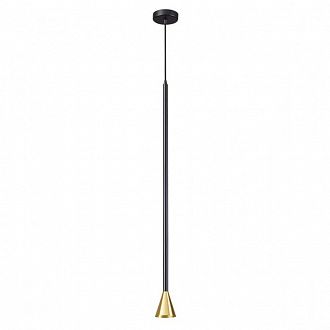 Подвесной светильник Odeon Light Pipa 3884/1GB, черный-золото