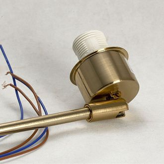 Люстра LSP-8191 белый\бронза диаметр 80 см.