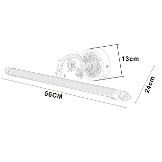 Подсветка 56 см LED Arte Lamp A6708AP-1AB бронза